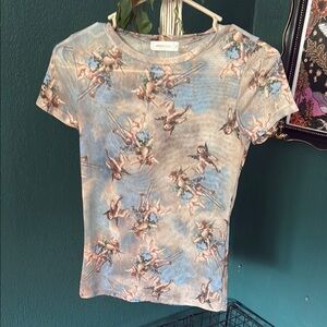 Sheer Angel Cherub Top